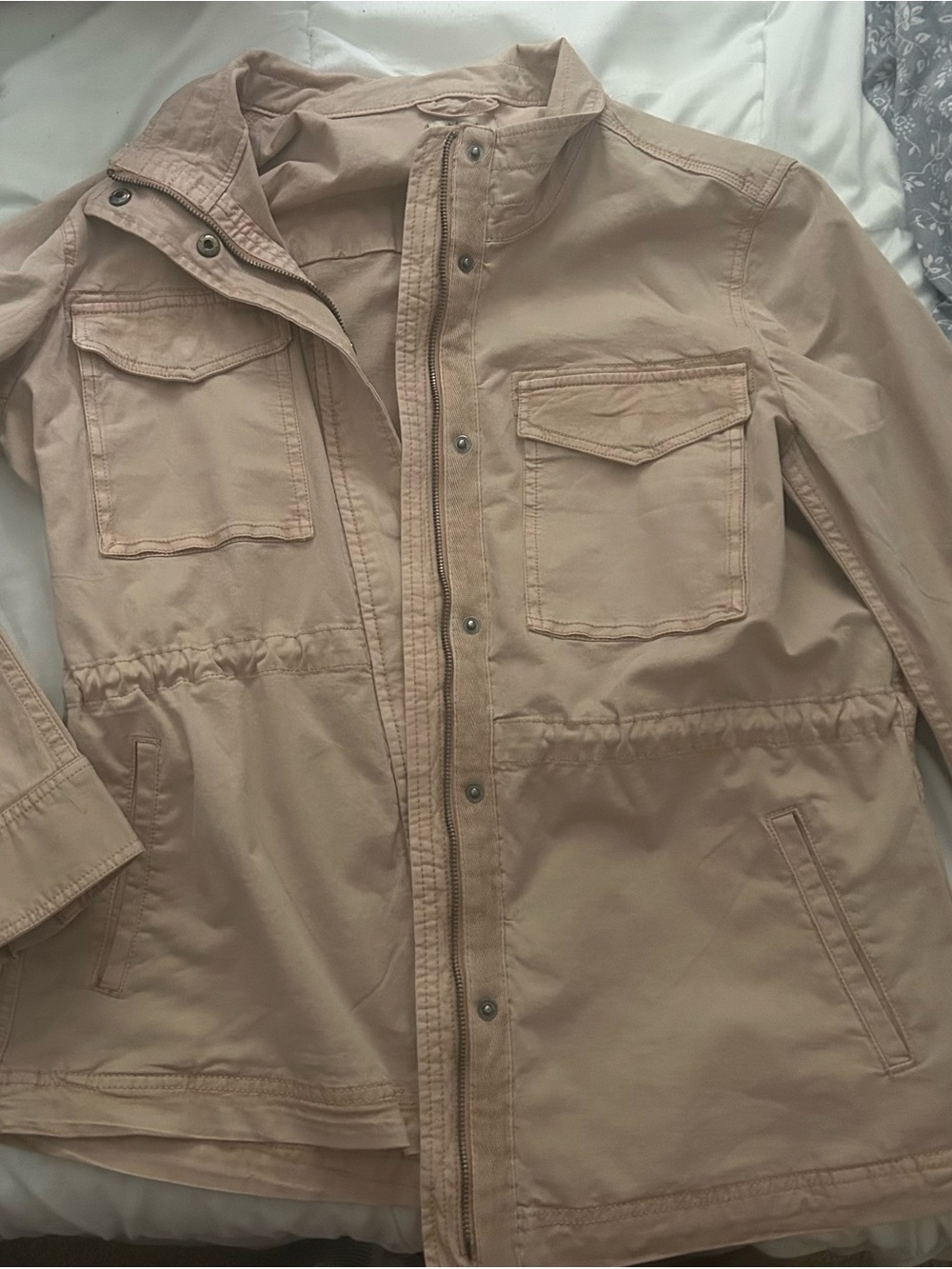 Style & Co. Light Beige Utility Jacket